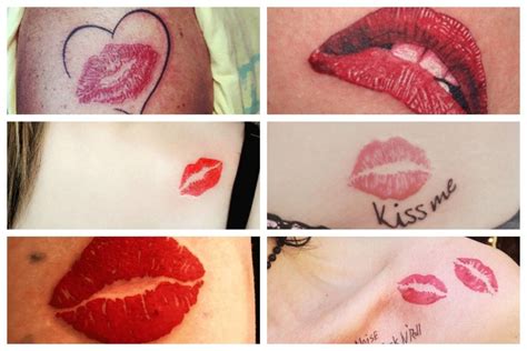 tatuajes de besos para mujeres significado|Significado del beso tatuaje